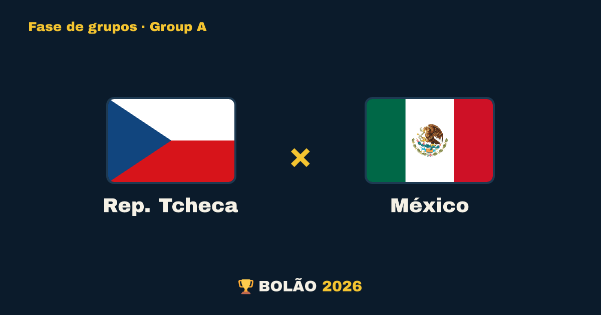 Rep. Tcheca × México