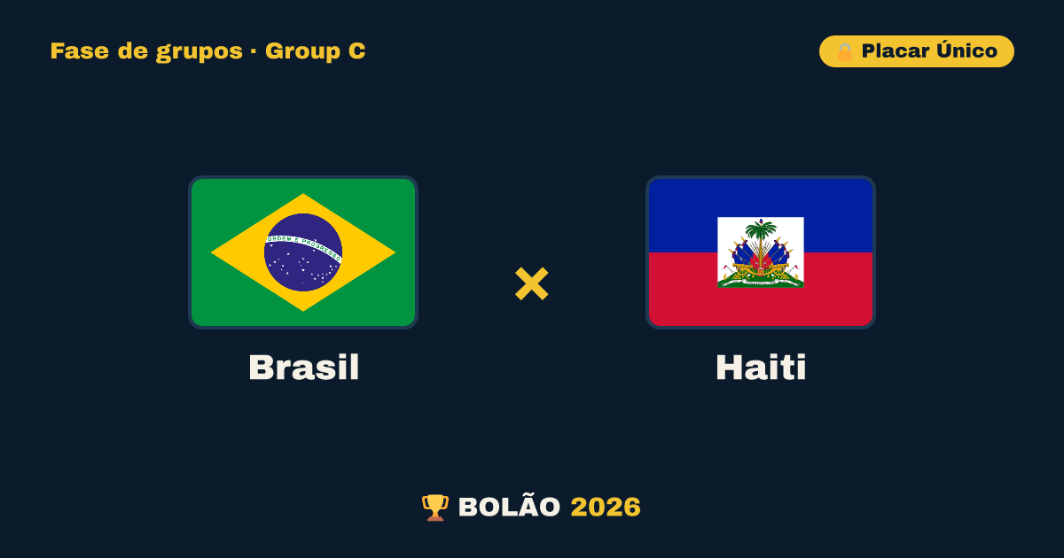 Brasil × Haiti