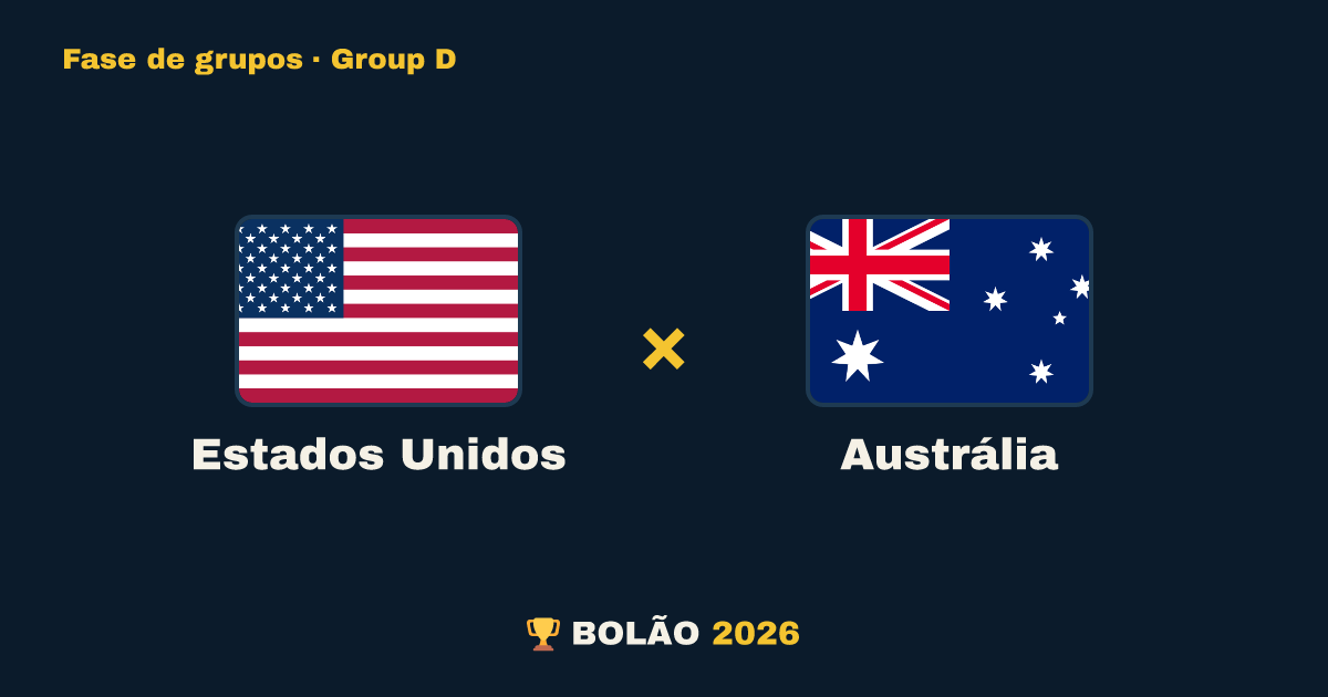 Estados Unidos × Austrália