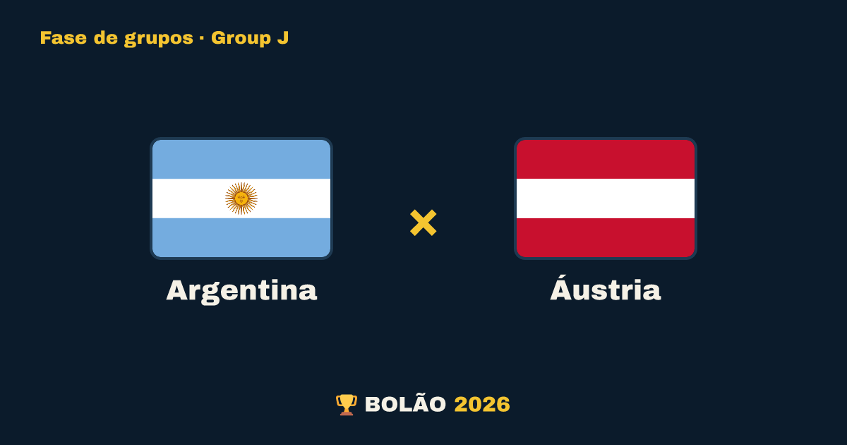 Argentina × Áustria